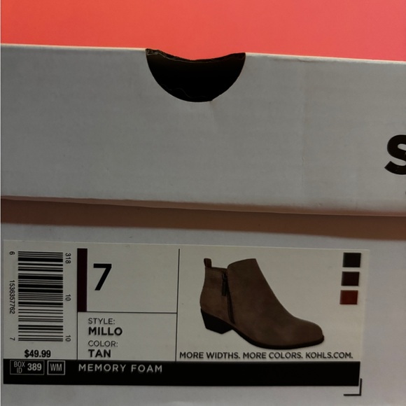 Sonoma Tan Ankle Boots - Picture 5 of 5